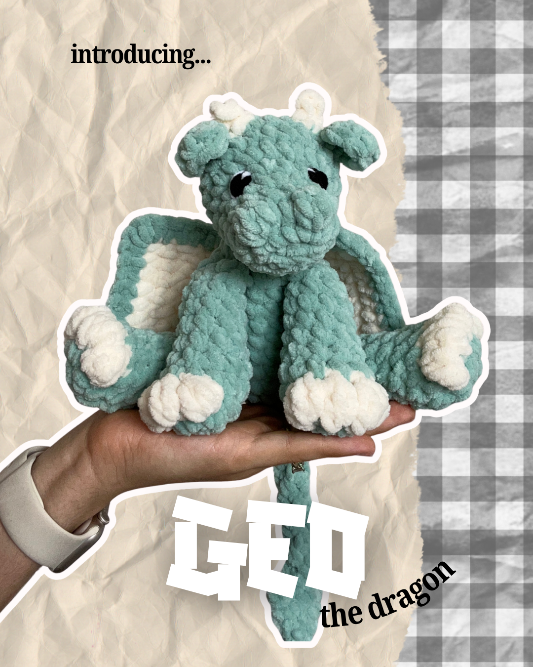 Geo the Dragon Plushie
