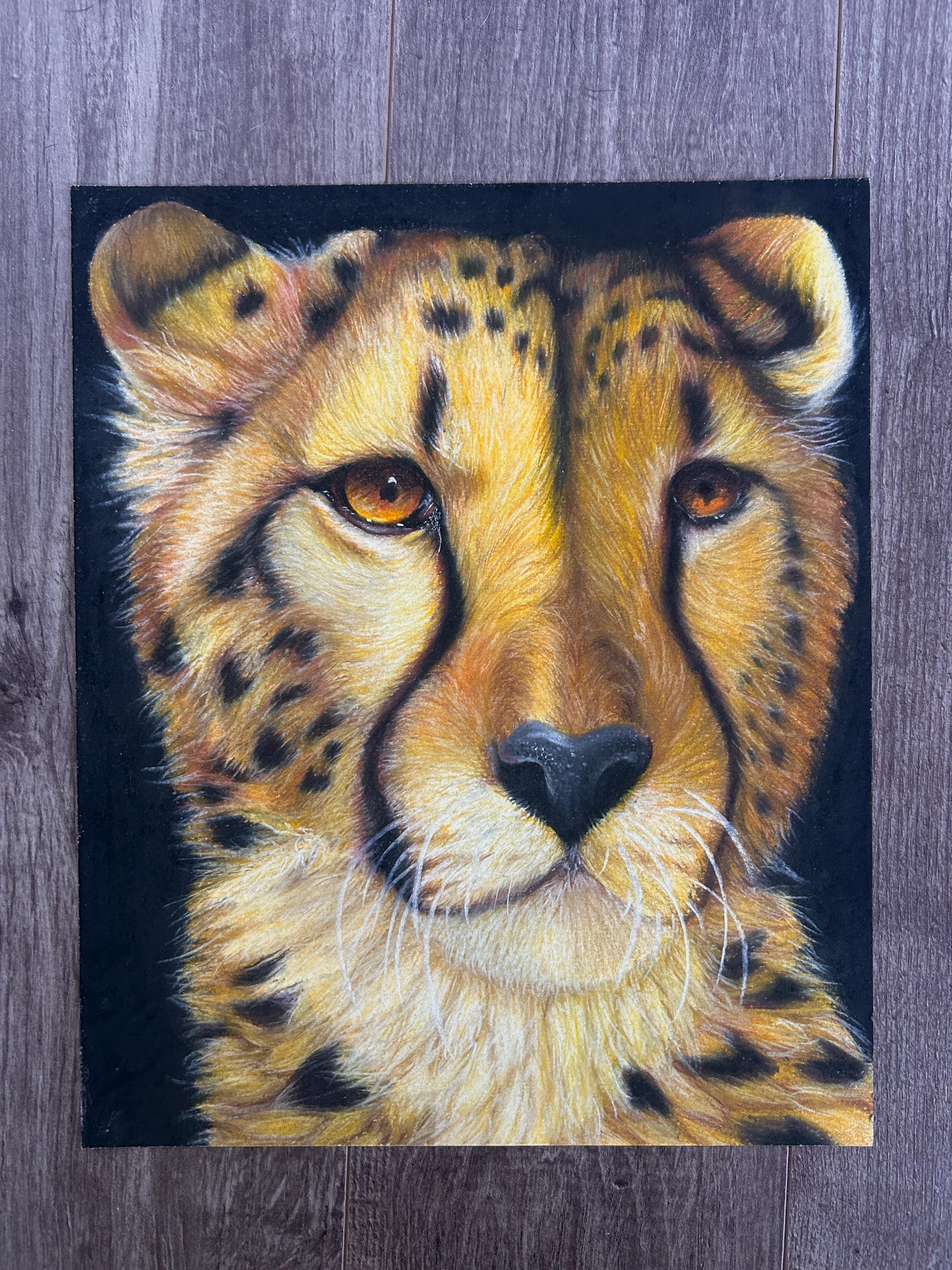 Realistic Cheetah Portrait