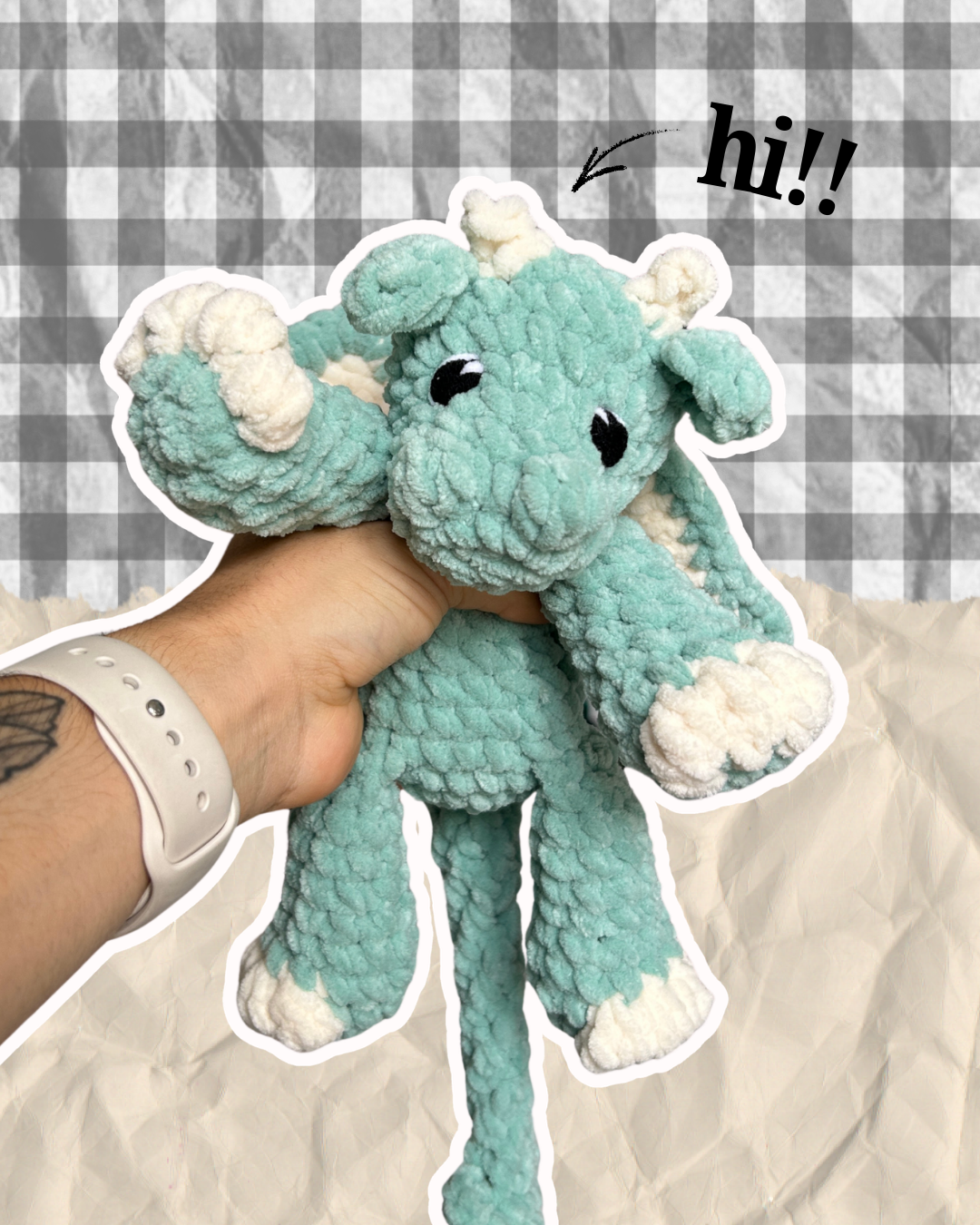 Geo the Dragon Plushie