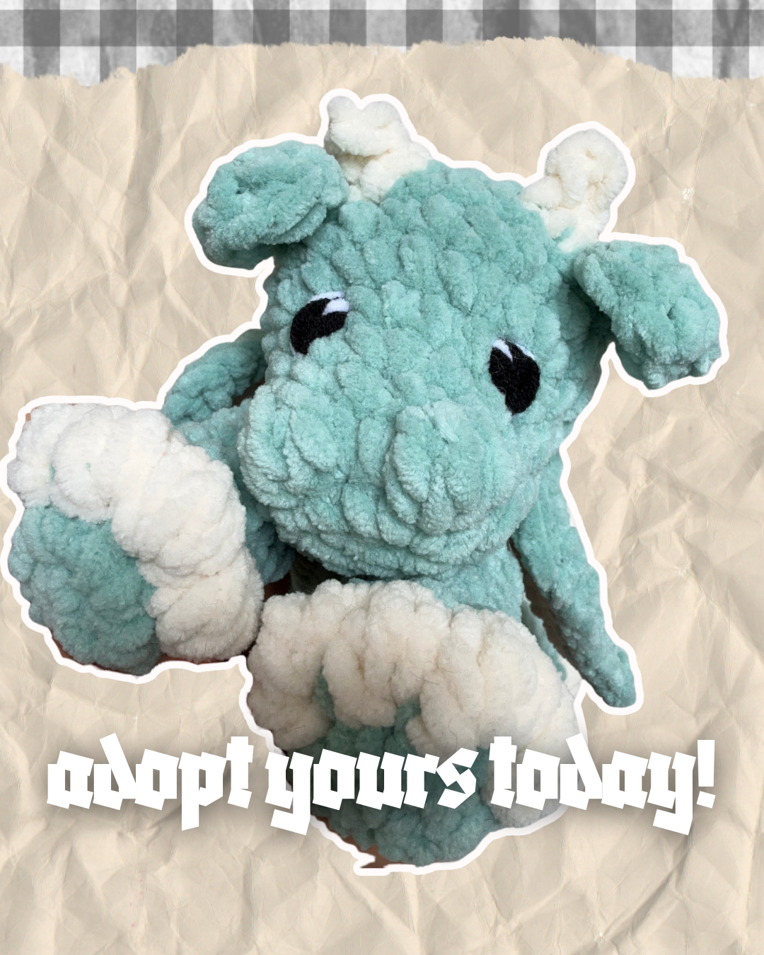 Geo the Dragon Plushie