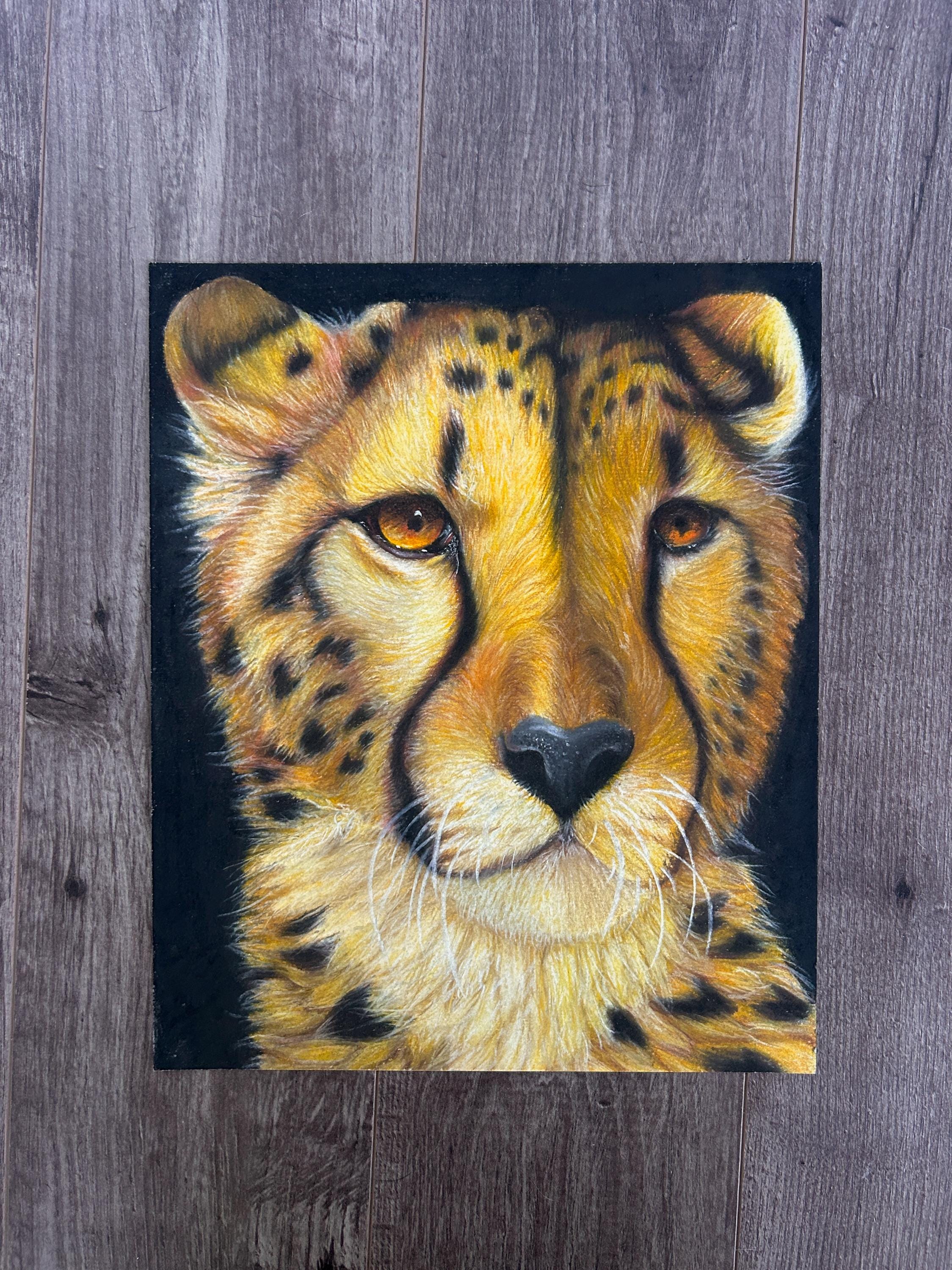 Realistic Cheetah Portrait