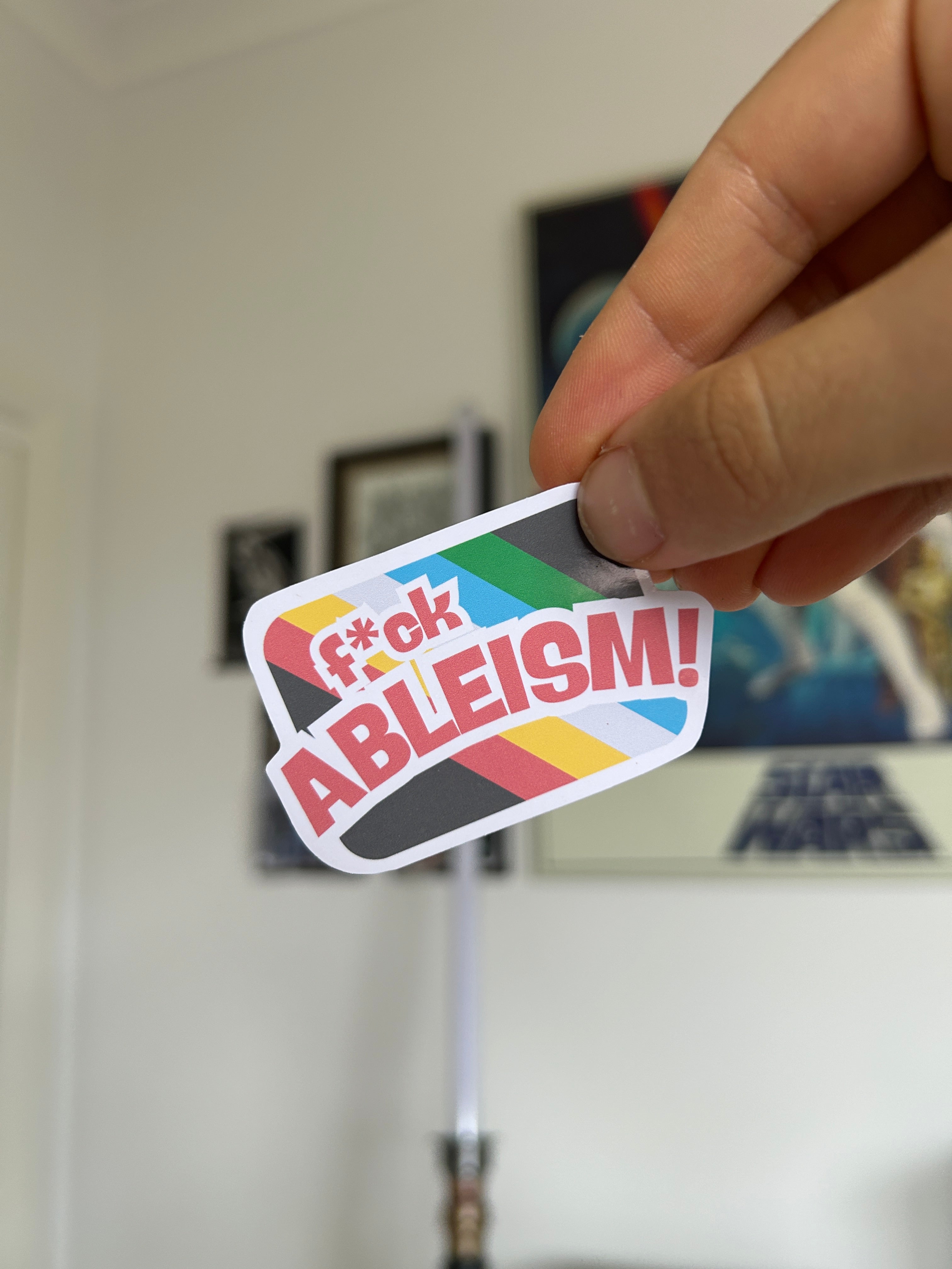 F*ck Ableism Sticker