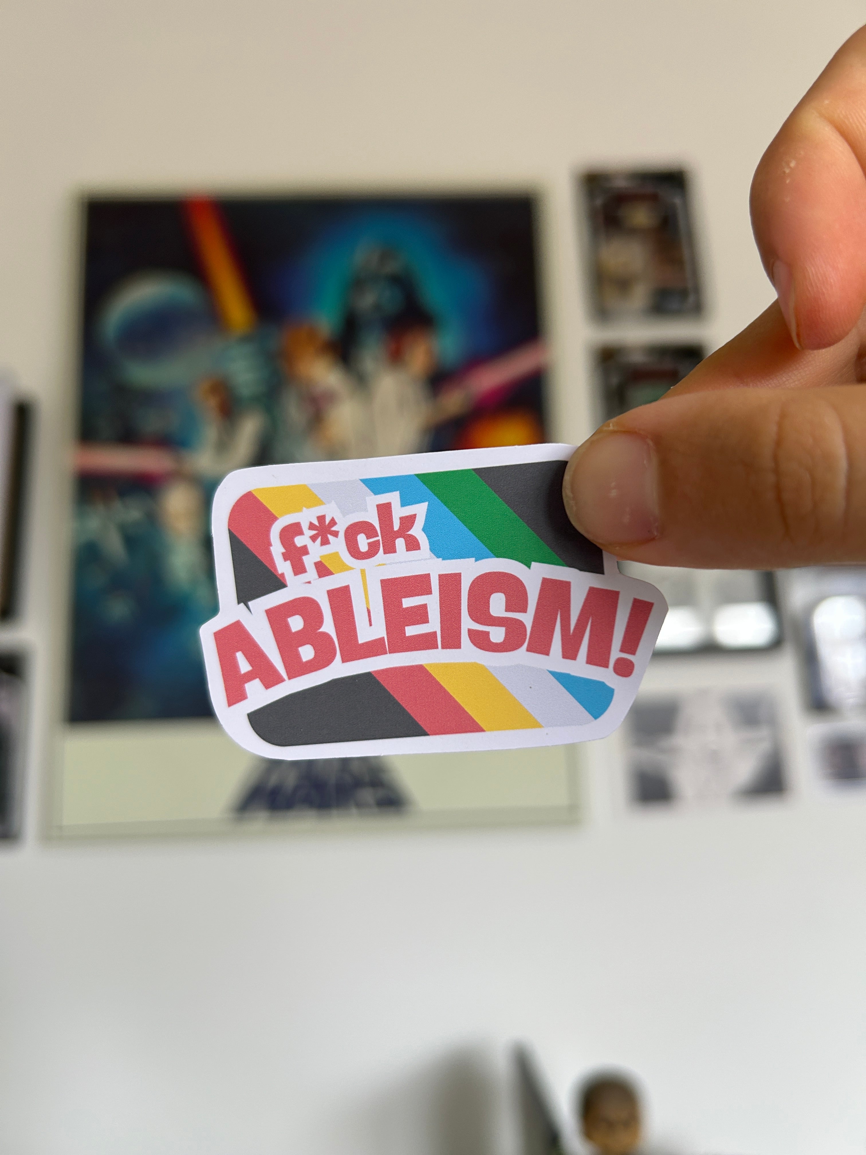 F*ck Ableism Sticker