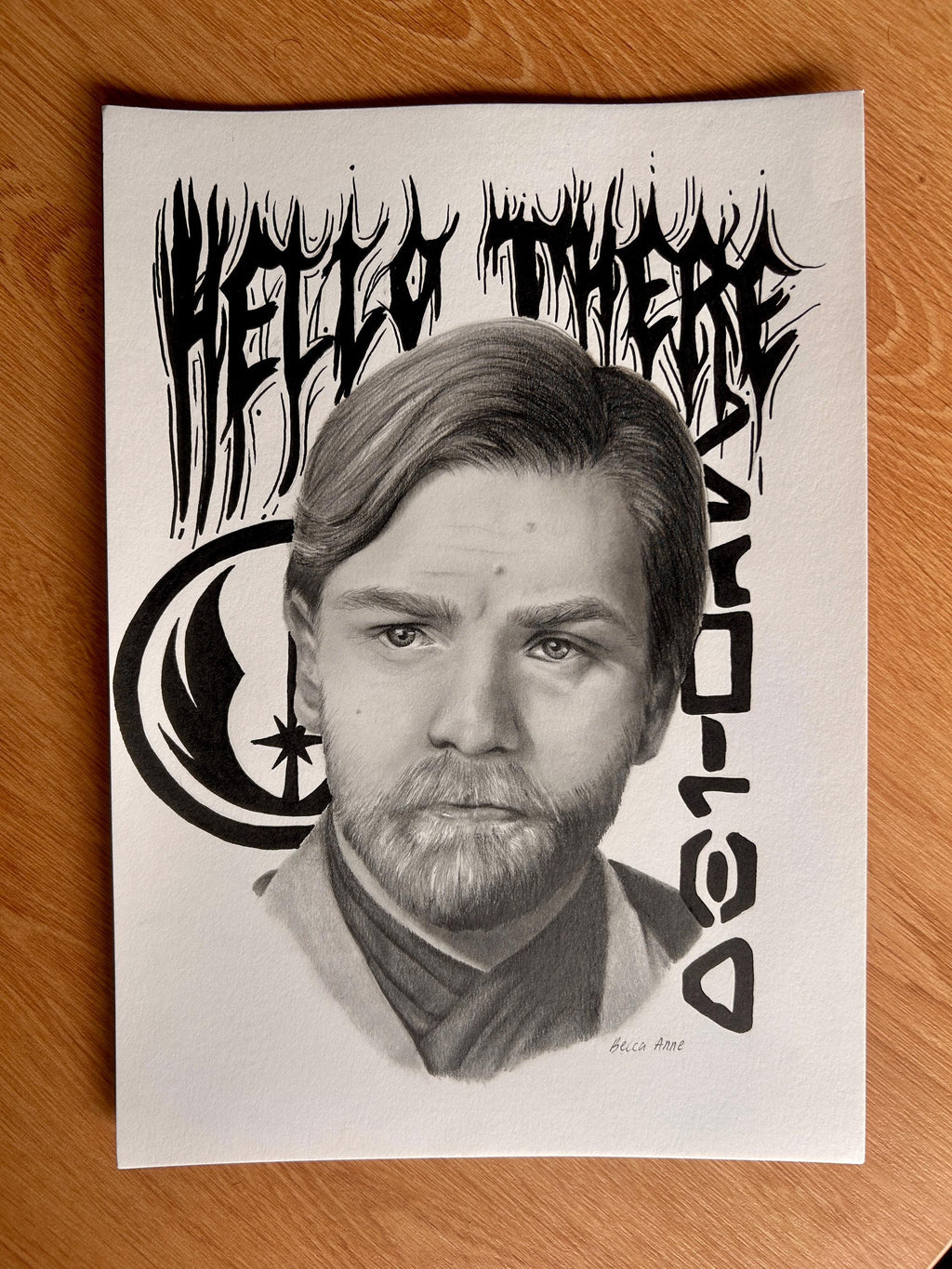 Obi Wan Kenobi Realism Portrait
